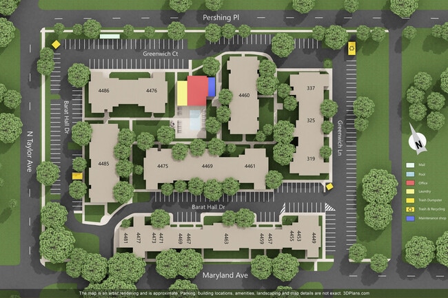 West End Terrace Apartments in St. Louis, MO - Building Photo - Building Photo