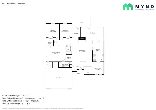 9033 Hamilton Ct in Jonesboro, GA - Foto de edificio - Building Photo