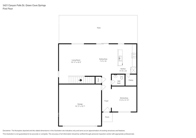 3421 Canyon Falls Dr in Green Cove Springs, FL - Foto de edificio - Building Photo