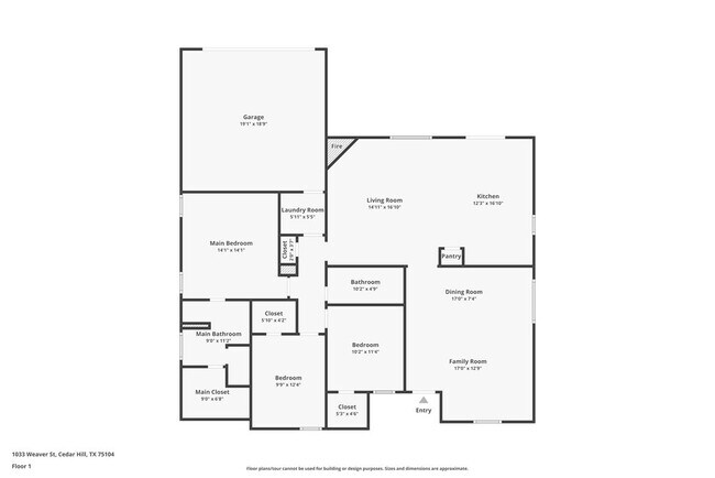 1033 Weaver St in Cedar Hill, TX - Foto de edificio - Building Photo