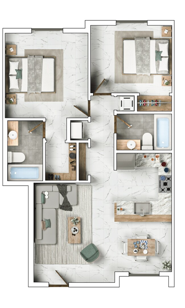 Ram Station 21 LLC in Hialeah, FL - Foto de edificio - Floor Plan