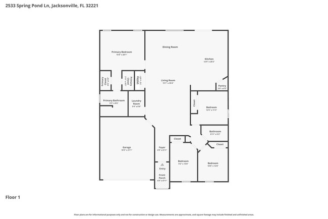 2533 Spring Pond Ln in Jacksonville, FL - Building Photo - Building Photo