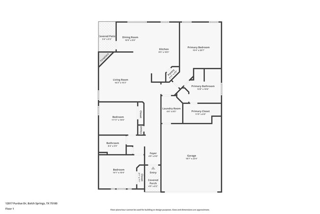 12817 Purdue Dr in Balch Springs, TX - Building Photo - Building Photo