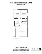 Meadowbrook Apartments in Windsor, ON - Building Photo - Floor Plan