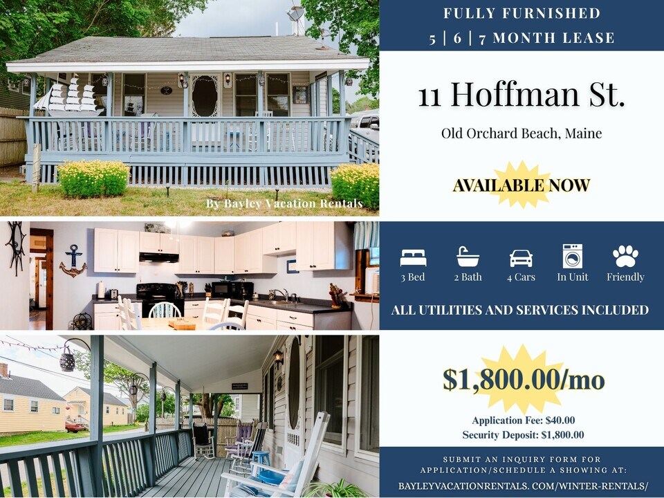 11 Hoffman St in Old Orchard Beach, ME - Foto de edificio