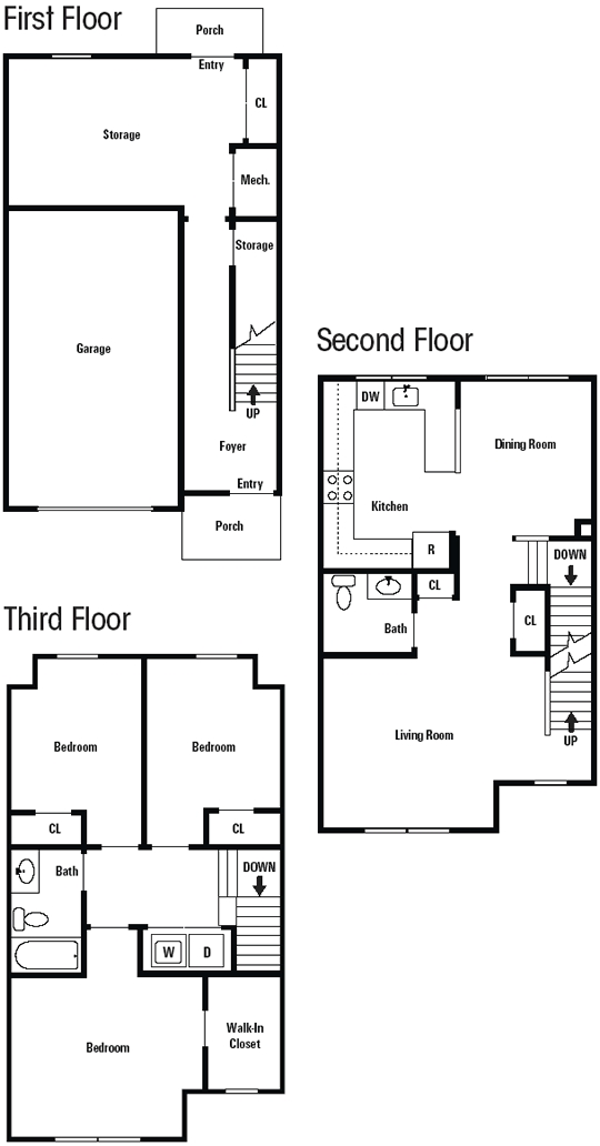 Foxtail Crossing Townhouses in Cambridge, MD - Building Photo - Floor Plan