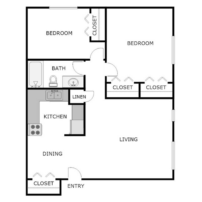 MEADOW MANOR in Neenah, WI - Foto de edificio - Floor Plan