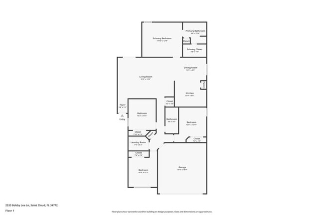 2533 Bobby Lee Ln in St. Cloud, FL - Building Photo - Building Photo
