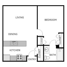 Summit House Apartments in Creston, IA - Foto de edificio - Floor Plan