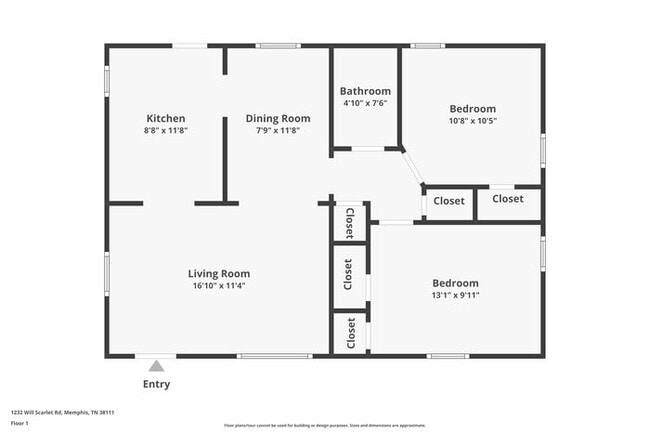 1232 Will Scarlet Rd in Memphis, TN - Building Photo - Building Photo