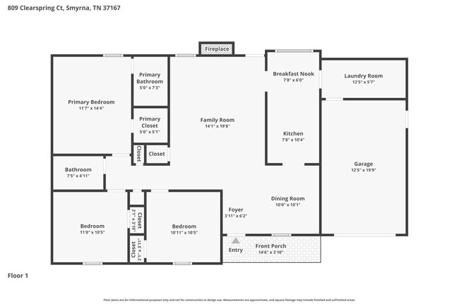 809 Clearspring Ct in Smyrna, TN - Building Photo - Building Photo
