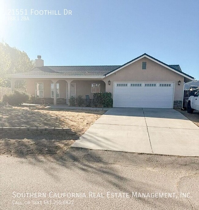 property at 21551 Foothill Dr