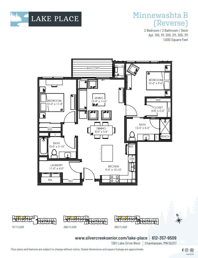 Lake Place 55+ Active Adult Apartments Chanhassen, MN Apartments For Rent