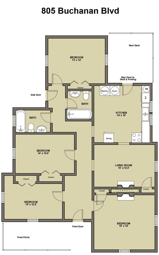 805 N Buchanan Blvd in Durham, NC - Building Photo - Building Photo