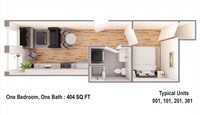 130 Pearl in Buffalo, NY - Foto de edificio - Floor Plan