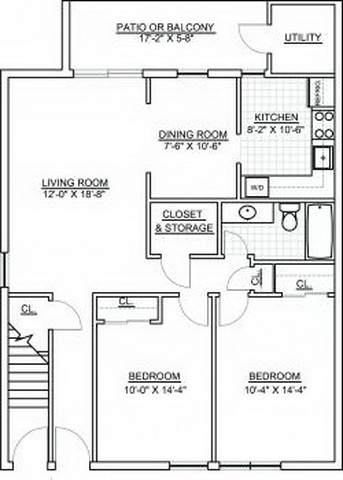 Klockner Woods in Hamilton, NJ - Foto de edificio - Floor Plan