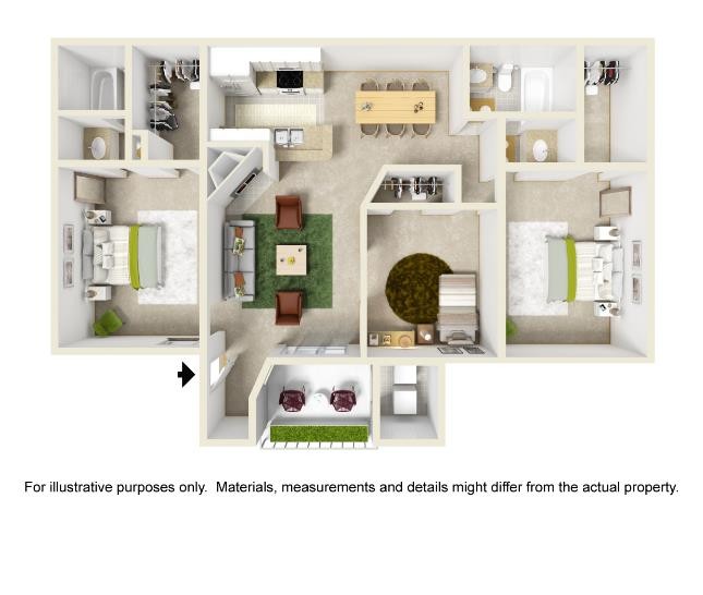 The Hudson in Corpus Christi, TX - Building Photo - Floor Plan