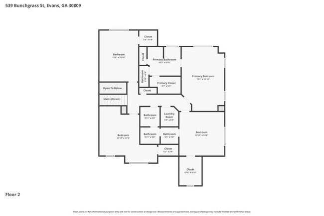 539 Bunchgrass St in Evans, GA - Building Photo - Building Photo
