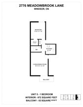 Meadowbrook Apartments in Windsor, ON - Building Photo - Floor Plan