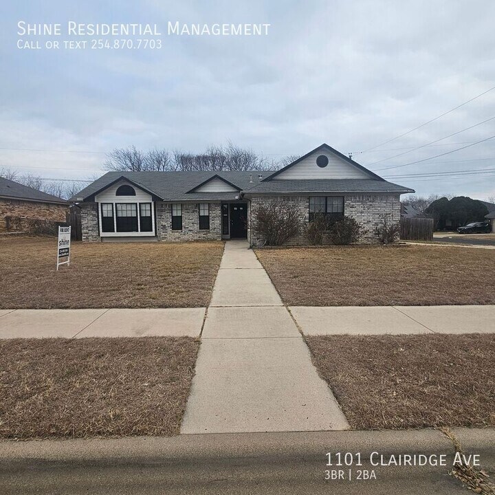 1101 Clairidge Ave in Killeen, TX - Building Photo