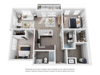 Evoke Living at Eastland Yards in Charlotte, NC - Foto de edificio - Floor Plan