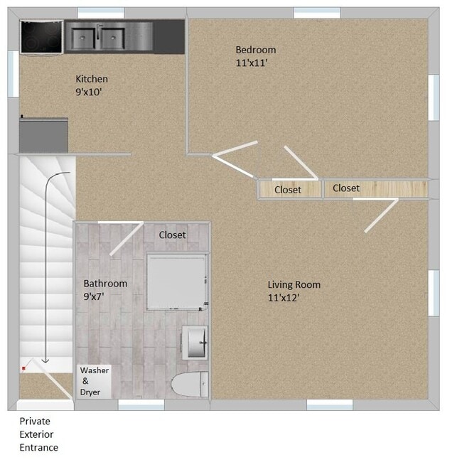 1236 Maple Ave, Unit B