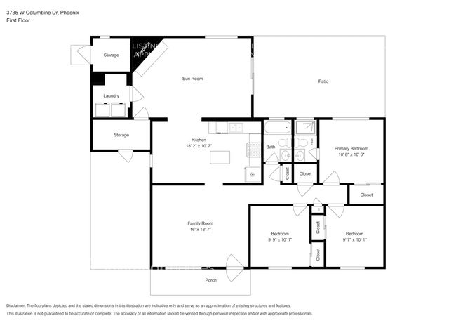 3735 W Columbine Dr, Unit 3 in Phoenix, AZ - Building Photo - Building Photo