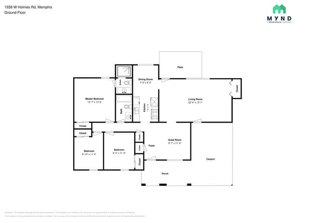 1938 W Holmes Rd in Memphis, TN - Foto de edificio - Building Photo