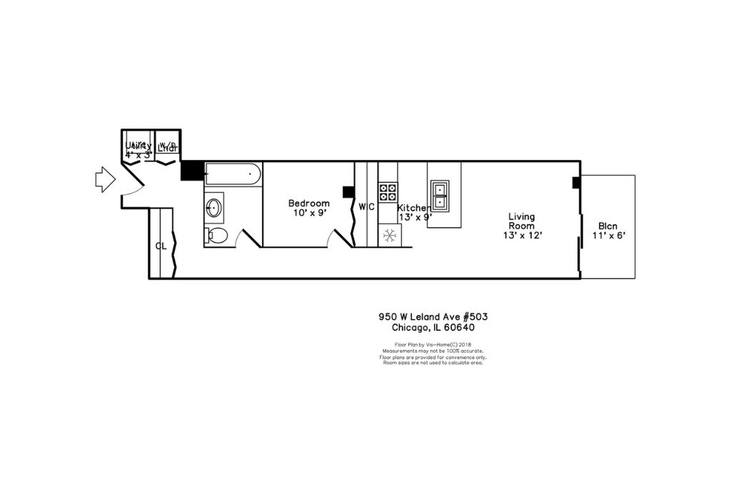950 W Leland Ave-Unit -503B in Chicago, IL - Building Photo