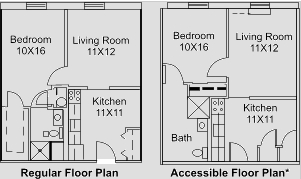 Pope John Paul II Apartments in Florissant, MO - Building Photo - Floor Plan