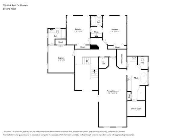 809 Oak Trail Dr in Marietta, GA - Building Photo - Building Photo