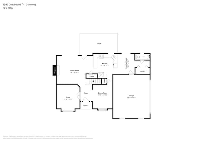 1290 Cottonwood Trail in Cumming, GA - Foto de edificio - Building Photo