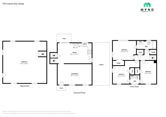 1573 Lamont Ave in Conley, GA - Foto de edificio - Building Photo