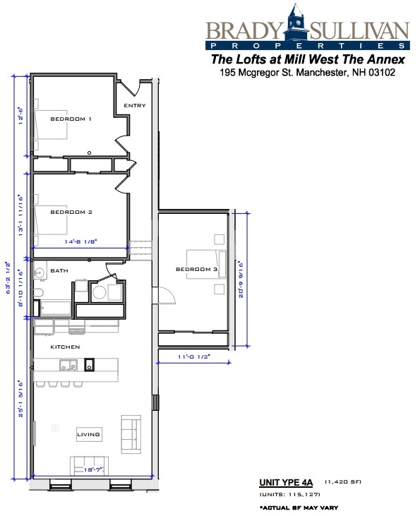Lofts at Mill West Apartments in Manchester, NH