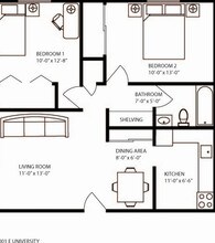 1001 E University Ave in Ann Arbor, MI - Building Photo - Floor Plan
