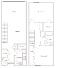 River Road Apartments in Baton Rouge, LA - Building Photo - Floor Plan