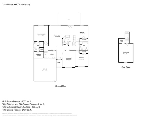 1533 Moss Creek Dr in Harrisburg, NC - Foto de edificio - Building Photo