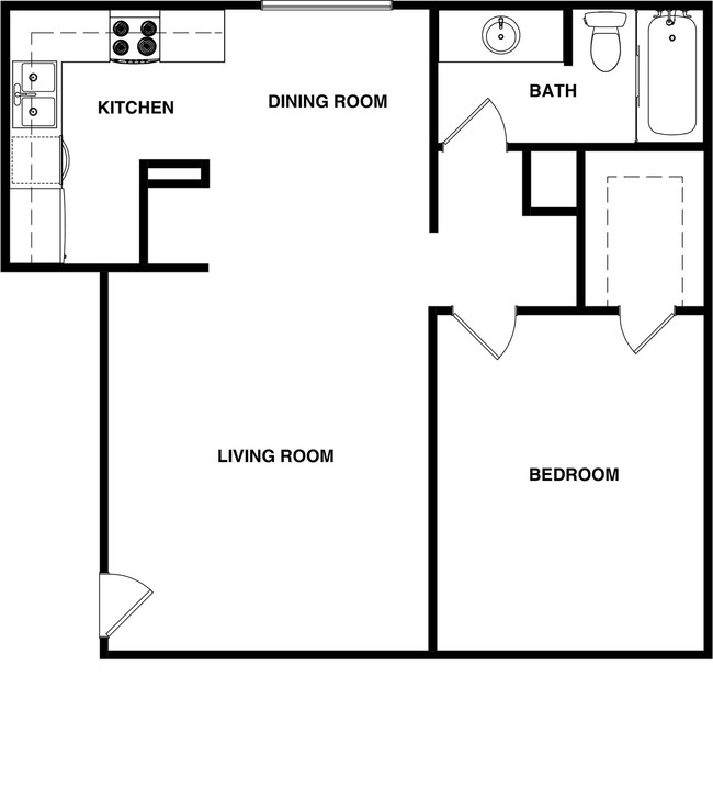 Autumn Woods in Tulsa, OK - Foto de edificio - Floor Plan