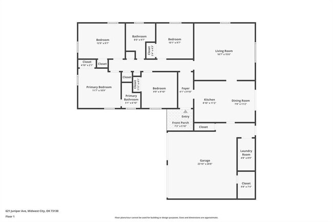 621 Juniper Ave in Midwest City, OK - Building Photo - Building Photo