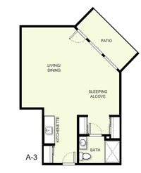 Genesee Gardens in Flint, MI - Foto de edificio - Floor Plan