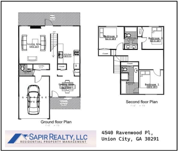 4540 Ravenwood Pl in Union City, GA - Building Photo