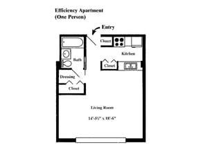 Westwind Tower in Elgin, IL - Foto de edificio - Floor Plan