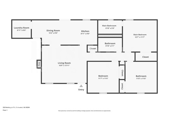 255 Remington Trail in Ellenwood, GA - Foto de edificio - Building Photo