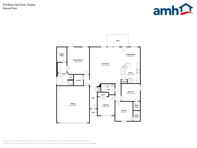 916 Mesa Vista Dr in Crowley, TX - Building Photo - Building Photo