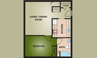 C. J. McLin Sr. Apartments in Dayton, OH - Foto de edificio - Floor Plan