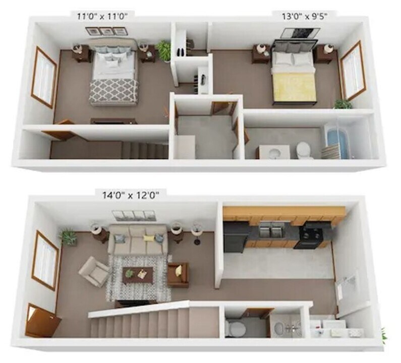 1340 Michael Ct-Unit -1340D in Troy, OH - Building Photo