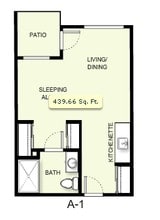 Holiday Genesee Gardens in Flint, MI - Building Photo - Floor Plan