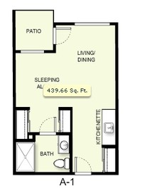 Genesee Gardens in Flint, MI - Foto de edificio - Floor Plan