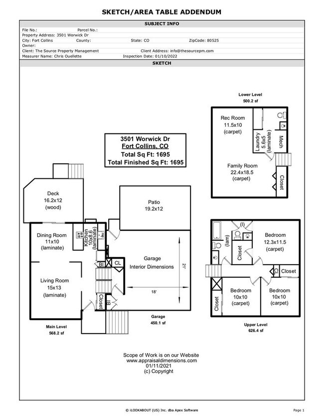property at 3501 Worwick Dr