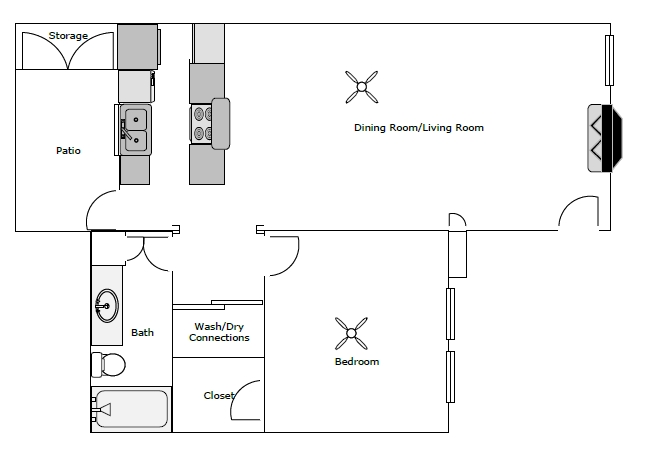 Arkansas Villa in Arlington, TX - Building Photo - Floor Plan